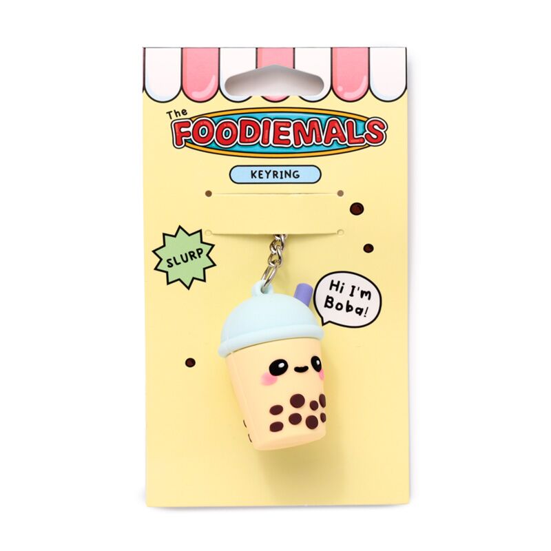 Eleanoras Boba the Bubble Tea Foodiemals 3D PVC Keyring Keyrings