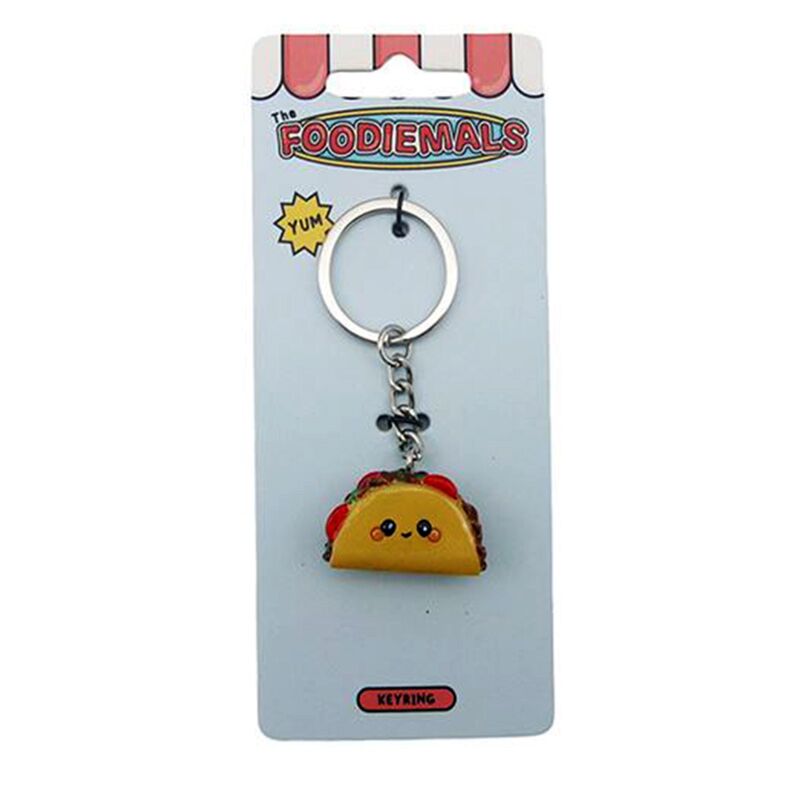 Eleanoras Foodiemals Frida the Taco Keyring Keyrings