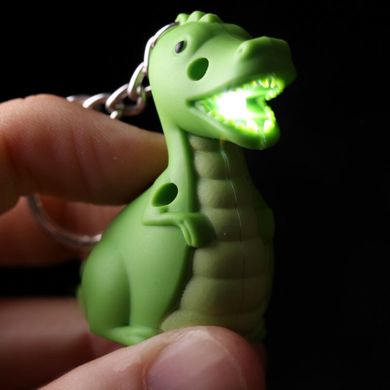 Eleanoras RAWR Roaring Dinosaur LED Keyring with Sound Keyrings