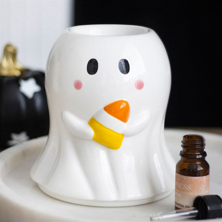 Eleanoras Candy Corn Ghost Oil Burner and Wax Warmer 