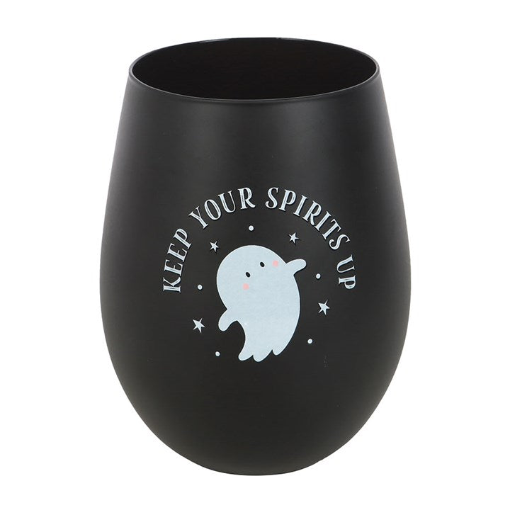 Eleanoras Keep Your Spirits Up Stemless Ghost Glass Glassware