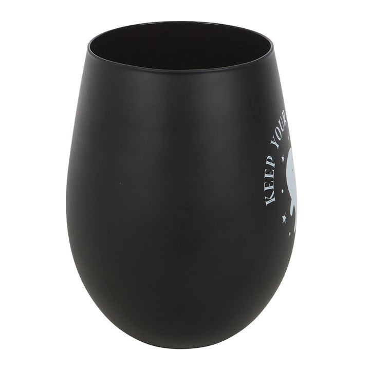 Eleanoras Keep Your Spirits Up Stemless Ghost Glass Glassware