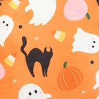Eleanoras Sweet and Spooky Ghost Print Square Cushion 