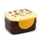 Eleanoras Jolly Rogers Pirates Clip Lock Stacked Bento Lunch Box with Cutlery Lunch Boxes