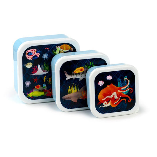 MARINE KINGDOM LUNCH BOXES LUNCH BAGS & BOXES from Eleanoras