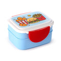 Eleanoras Foodiemals Clip Lock Stacked Bento Lunch Box with Cutlery Lunch Boxes