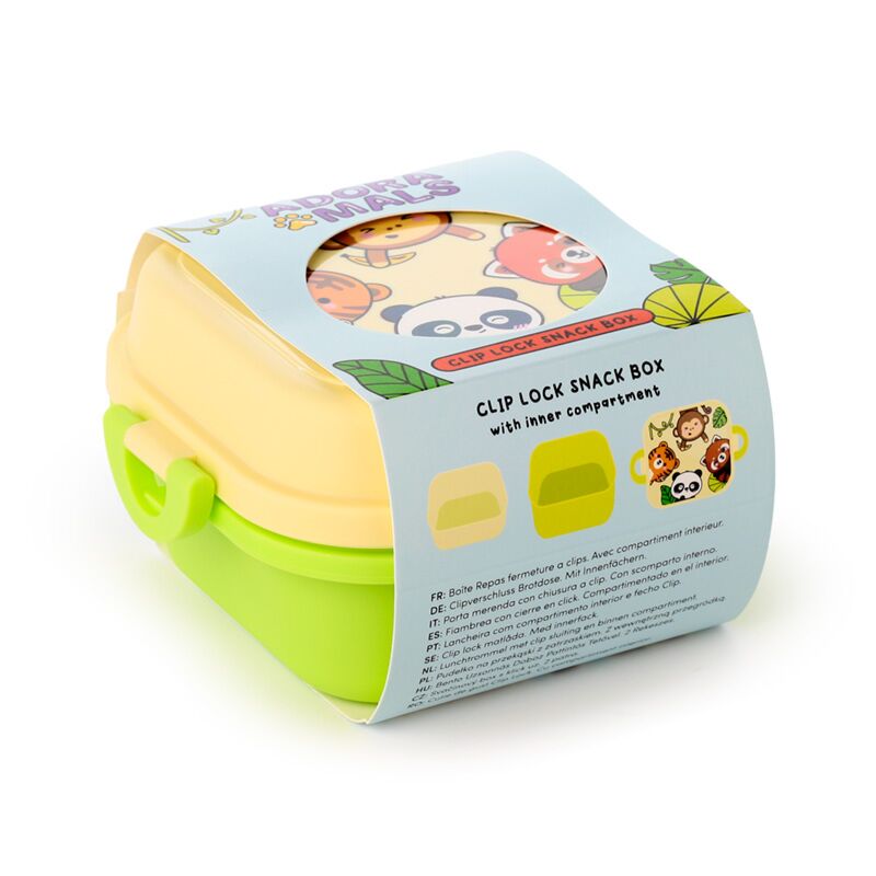 Eleanoras Adoramals Wild  Stacked Bento Lunch Box Lunch Boxes