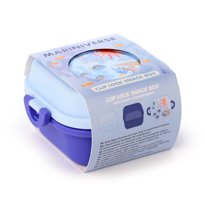 Eleanoras Mariniverse Clip Lock Stacked Bento Snack Lunch Box Lunch Boxes