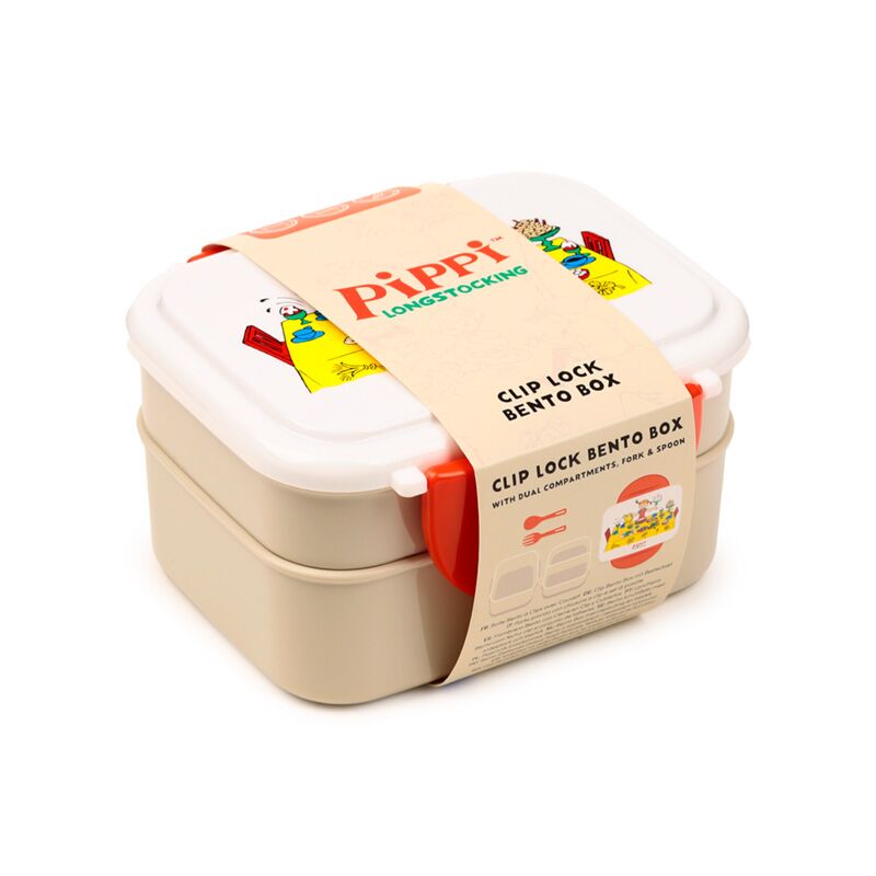 Pippi Longstocking  Bento Lunch Box with Cutlery