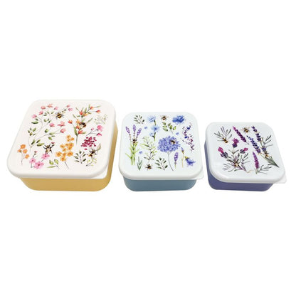 NECTAR MEADOWS SET OF 3 LUNCH BOXES LUNCH BAGS & BOXES from Eleanoras