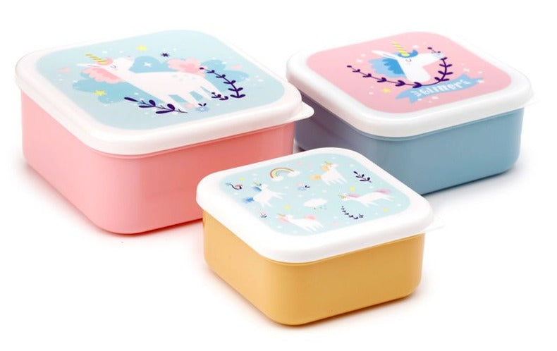 Eleanoras Unicorn Magic Set of 3 Lunch Box S/M/L Lunch Boxes