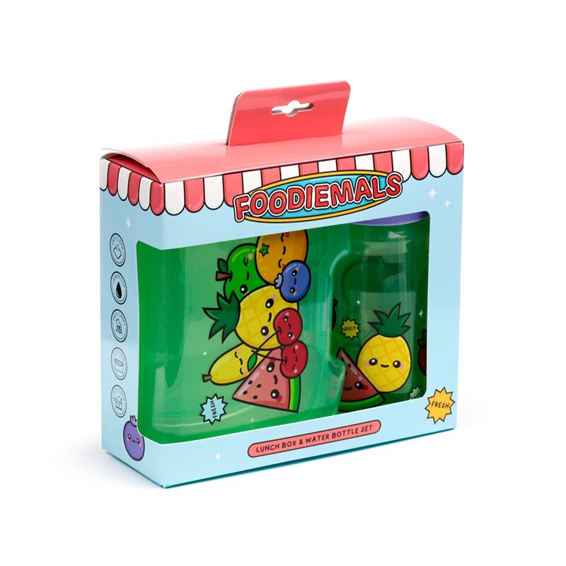 Eleanoras Foodiemals Lunch Box & Water Bottle Set Lunch Boxes