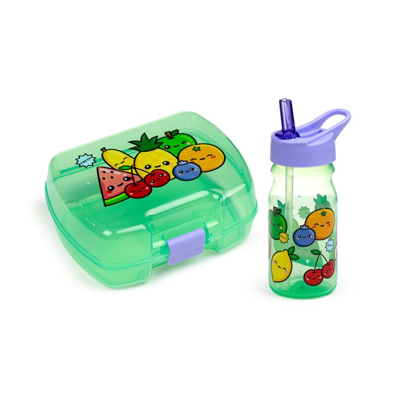 Eleanoras Foodiemals Lunch Box & Water Bottle Set Lunch Boxes