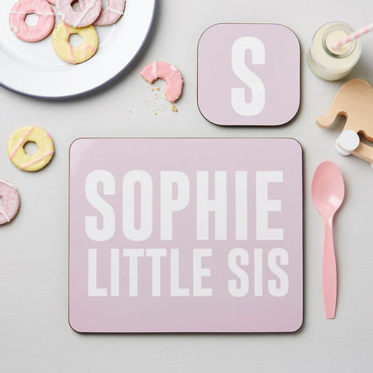 SISTER PERSONALISED PLACEMAT SET