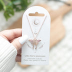 Eleanoras Luna Moth Pendant Necklace Jewellery