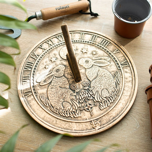 MOON GAZING HARE SUNDIAL Gardening Acessories from Eleanoras