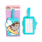 Eleanoras Pusheen the Cat Summer Surfer PVC Luggage Tag Travel Accessories