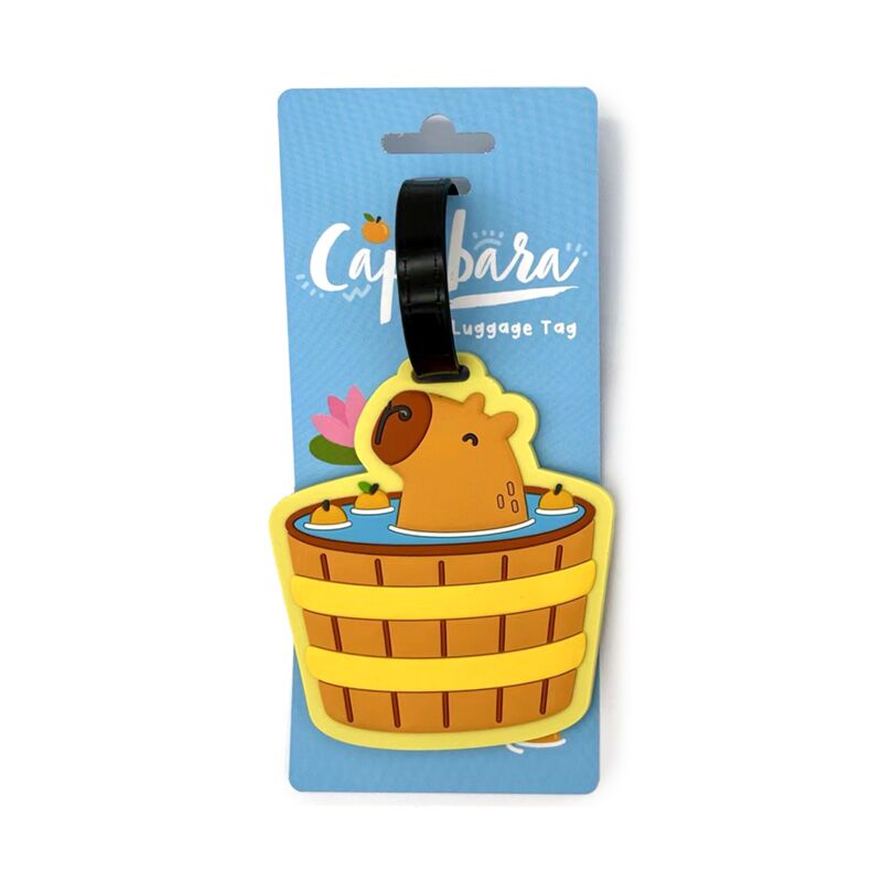 Eleanoras Capybara PVC Luggage Tag Travel Accessories