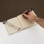 Lokta Mixed Blue Cotton Notebook Medium