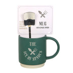 Eleanoras Ace Of Spades Mug With Spade Spoon Mugs