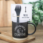 Eleanoras I Would Rather Be Camping Mug 3-in-1 Spork Mugs