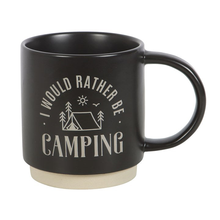 Eleanoras I Would Rather Be Camping Mug 3-in-1 Spork Mugs