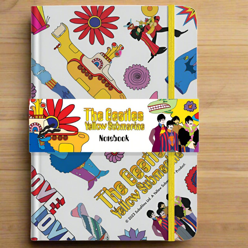 THE BEATLES YELLOW SUBMARINE RECYCLED PAPER NOTEBOOK