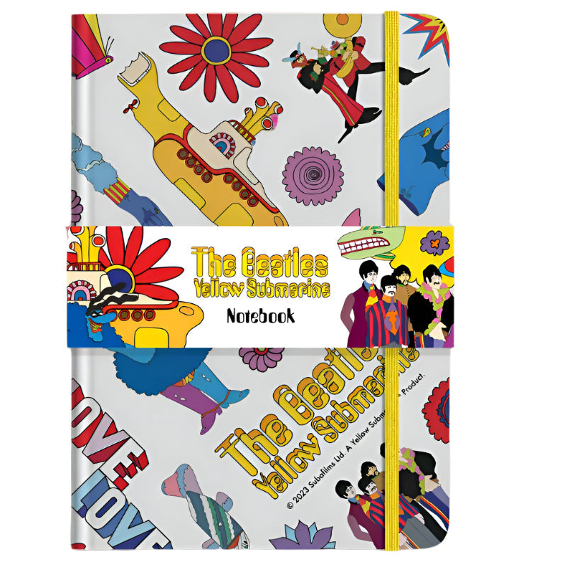 Eleanoras The Beatles Yellow Submarine Recycled Paper Notebook Stationery