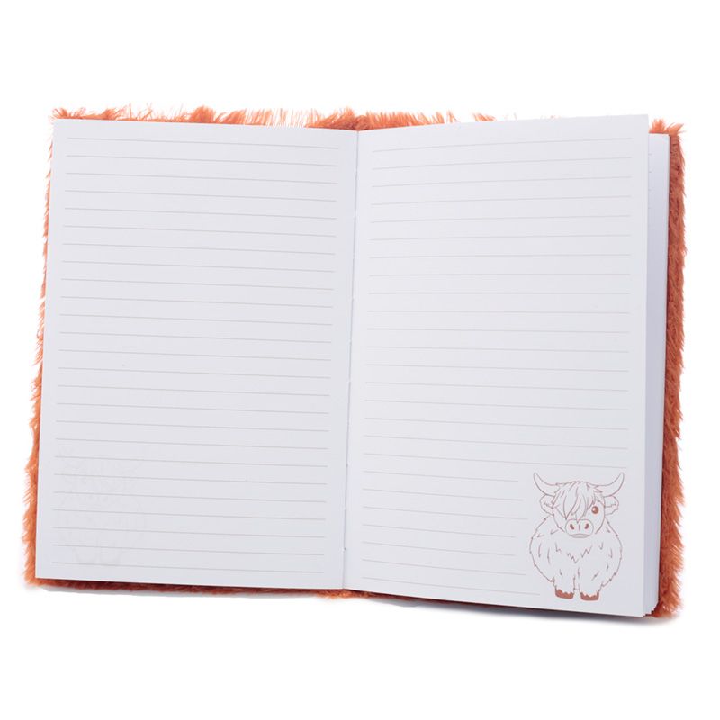 Eleanoras Highland Coo Cow Plush Fluffies  Notebook Notebooks