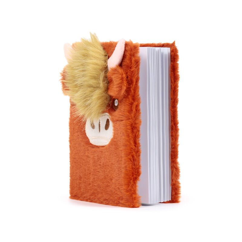 Eleanoras Highland Coo Cow Plush Fluffies  Notebook Notebooks