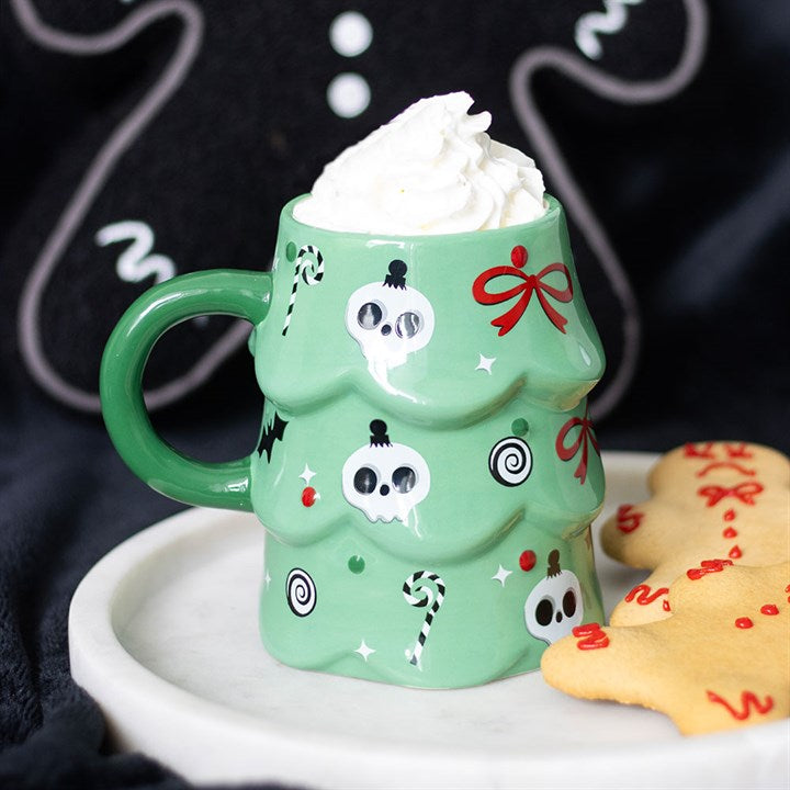 Eleanoras Creepy Christmas Tree Mug 
