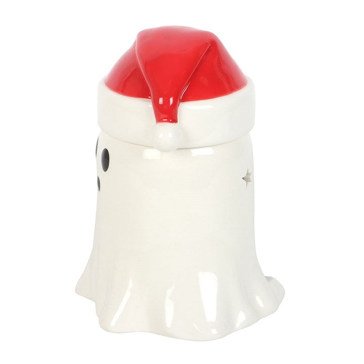 Eleanoras Ghost with Santa Hat Oil Burner and Wax Warmer Oil Burners