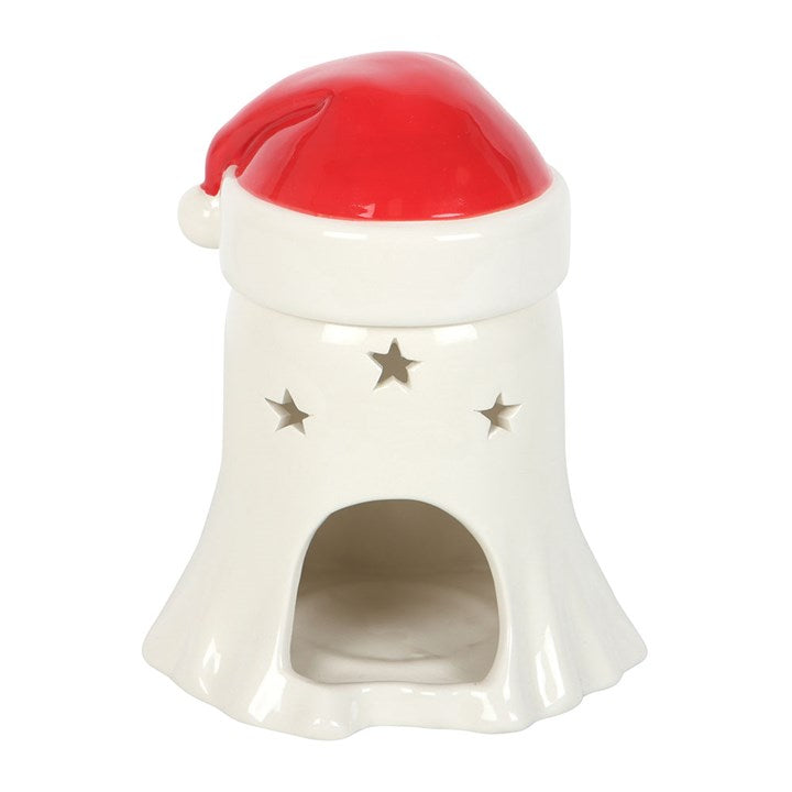 Eleanoras Ghost with Santa Hat Oil Burner and Wax Warmer Oil Burners