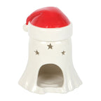 Eleanoras Ghost with Santa Hat Oil Burner and Wax Warmer Oil Burners