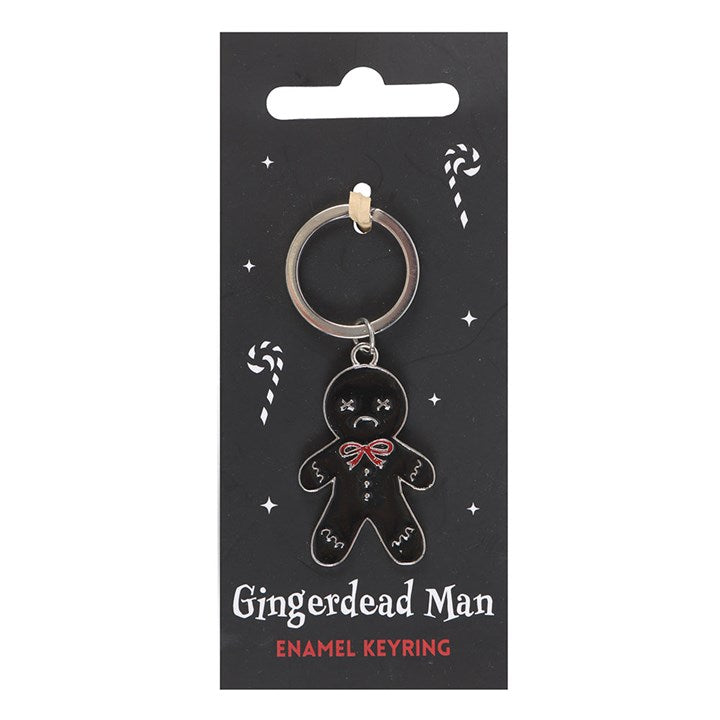 Eleanoras Black Gingerdead Man Keyring Keyrings