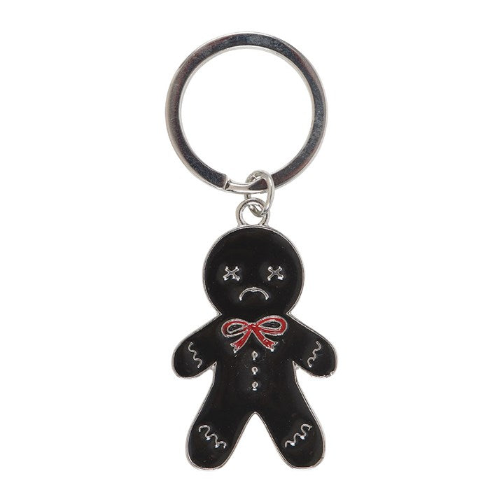 Eleanoras Black Gingerdead Man Keyring Keyrings