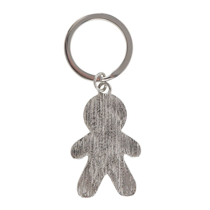 Eleanoras Black Gingerdead Man Keyring Keyrings