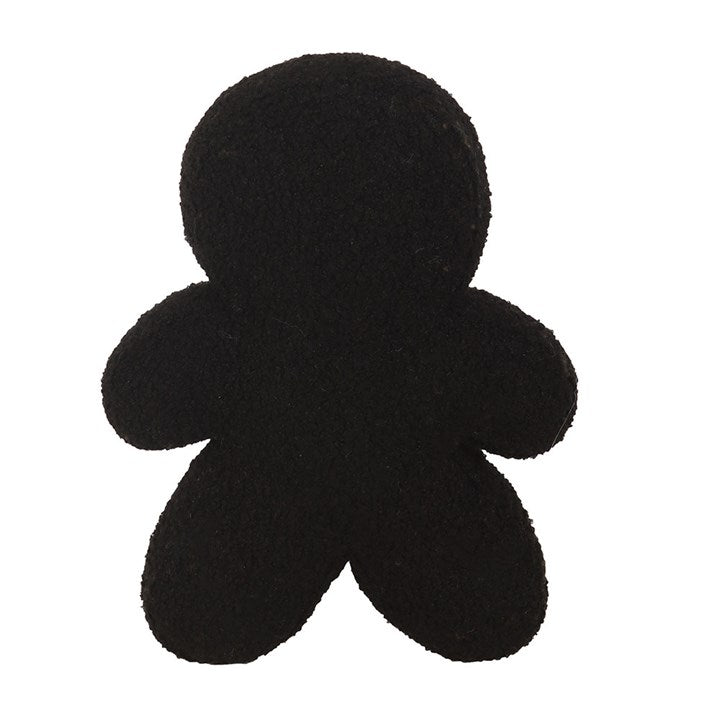 Eleanoras Black Gingerdead Man Boucle Cushion Cushions & Covers