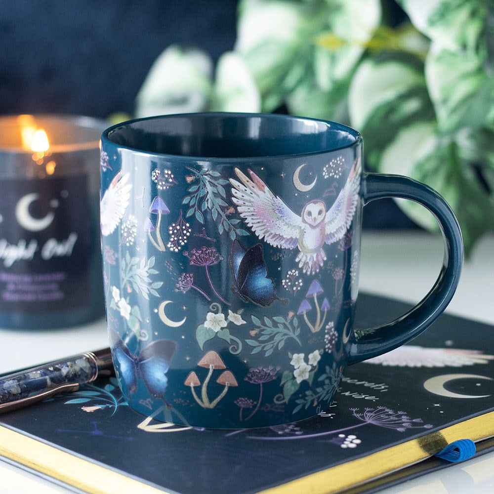 Eleanoras NIGHT FLIGHT ALL OVER PRINT CERAMIC MUG Mugs