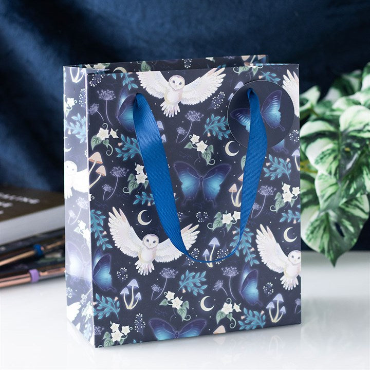 Eleanoras MIDNIGHT FOREST OWL PRINT GIFT BAG Gift Bags