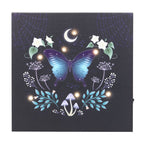 Eleanoras Midnight Moth Light Up Canvas Plaque Canvases