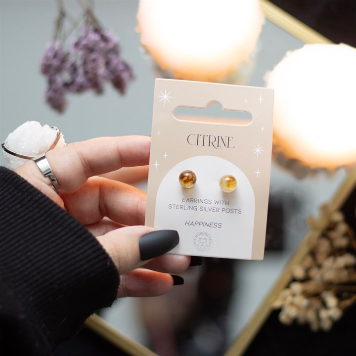 Eleanoras CITRINE SEMI PRECIUOUS CRYSTAL EARRINGS Earrings