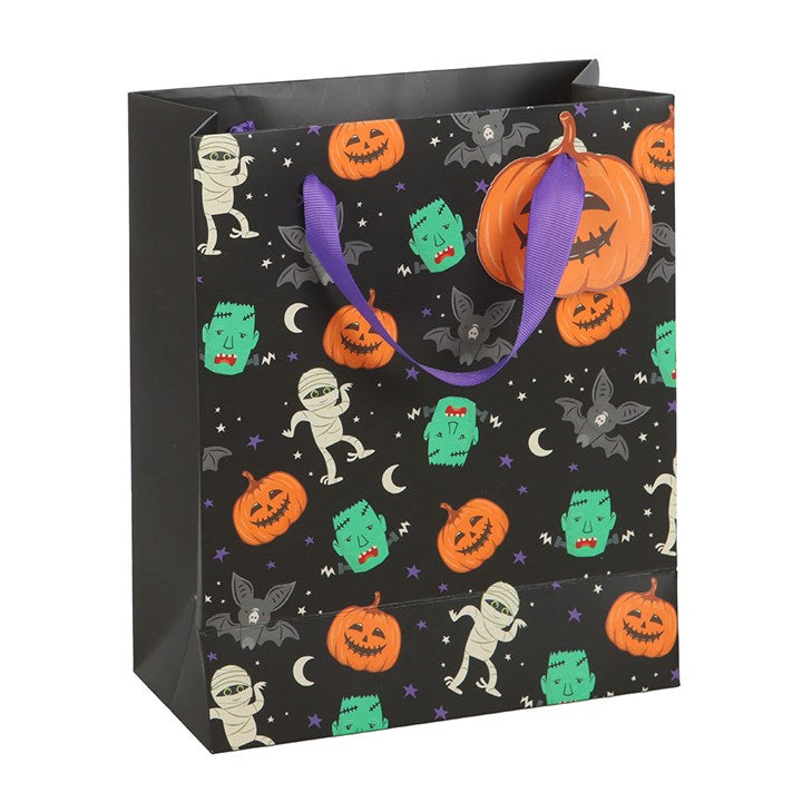 Eleanoras Medium Monster Mash Print Gift Bag Gift Bags