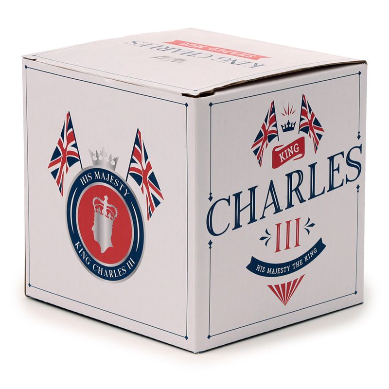 Eleanoras King Charles III Ceramic Head Shaped Mug Mugs