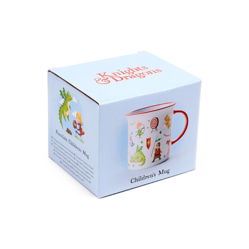 Knights & Dragons Fine-Rimmed Porcelain Mug