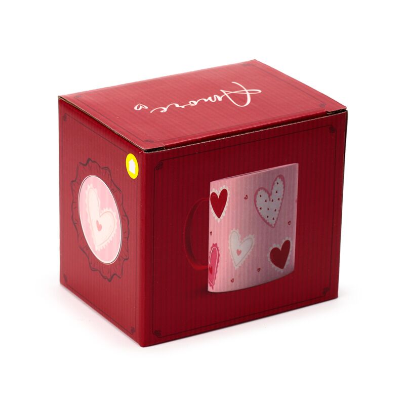 Amore Hearts Porcelain Mug