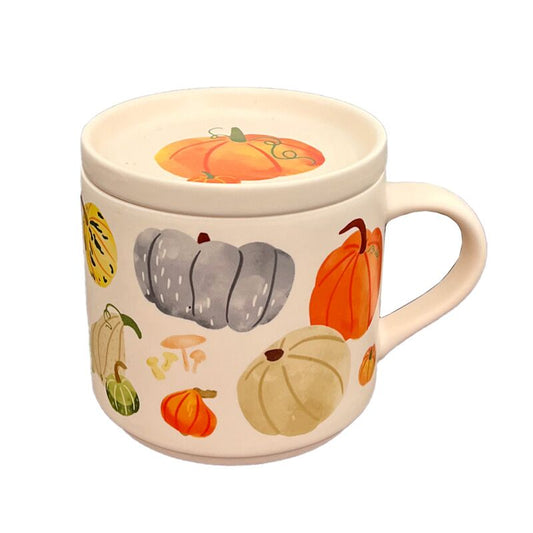 Eleanoras AUTUMN HARVEST MUG & COASTER LID SET Mugs