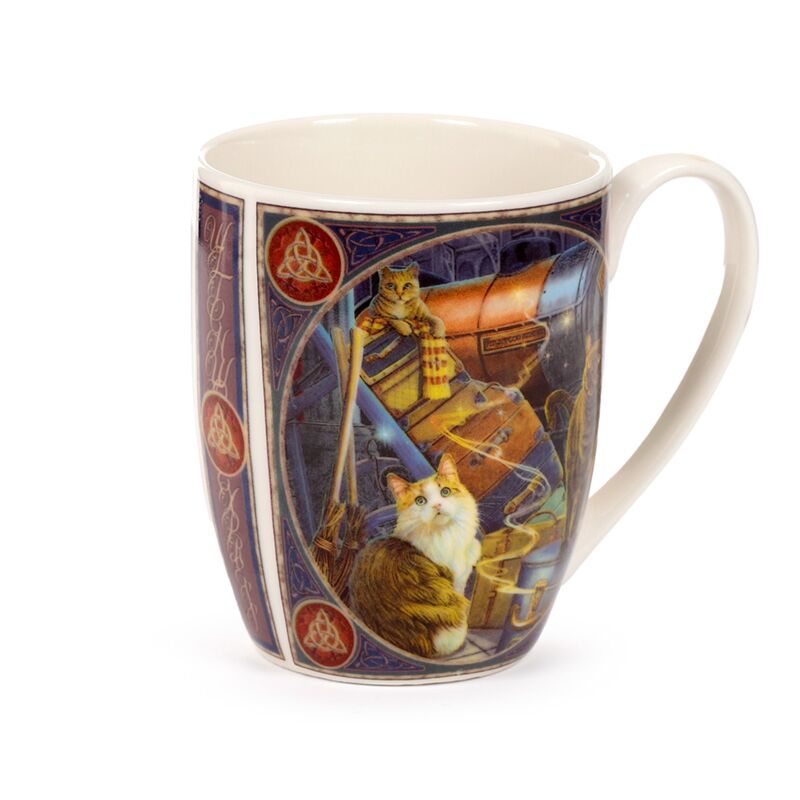 Eleanoras Lisa Parker Witchwood Express Cats Porcelain Mug Mugs