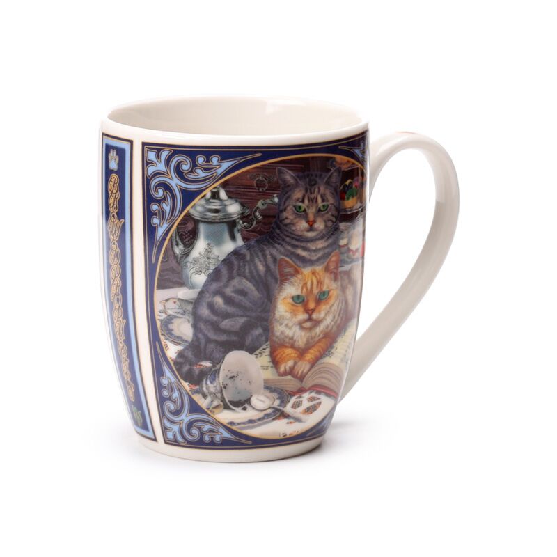 Lisa Parker Brewed Prophecies Cat Porcelain Mug