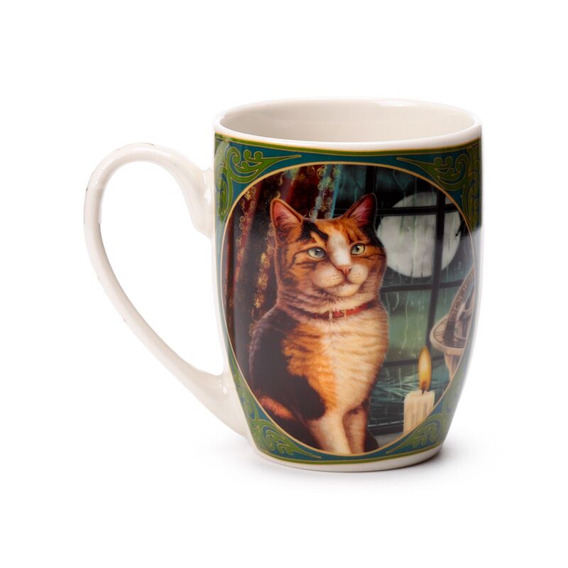 Lisa Parker Adventure Awaits Cat Porcelain Mug